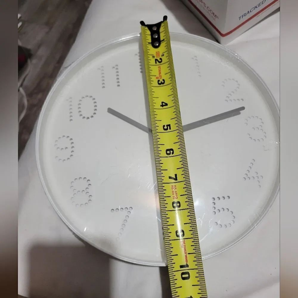 IKEA Clock TROMMA Wall White Analog Neutral NWT